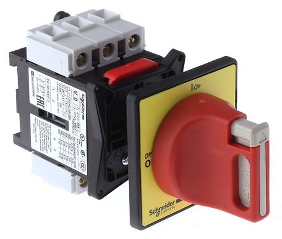 Schneider Electric 3-Pole Panel Mount Isolator Switch -, IP20, IP65, 14.5A, 11 kW