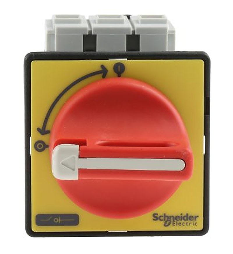 Schneider Electric 3-Pole Panel Mount Isolator Switch -, IP20, IP65, 11A, 11 kW