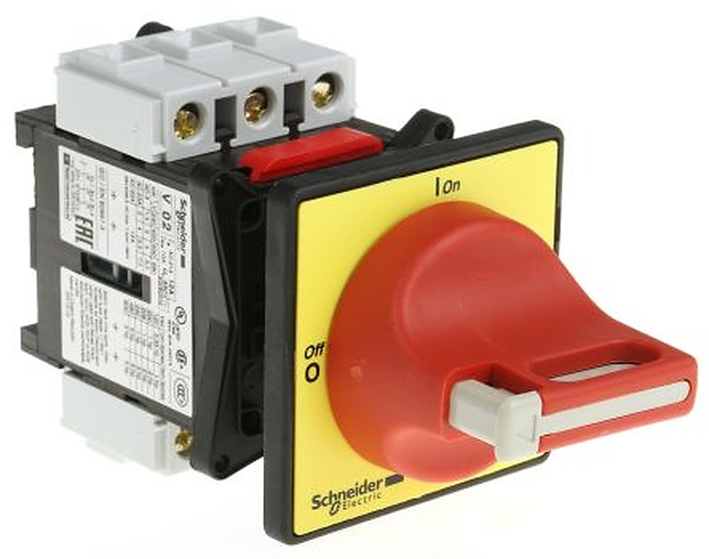 Schneider Electric 3-Pole Panel Mount Isolator Switch -, IP20, IP65, 8.1A, 7.5 kW