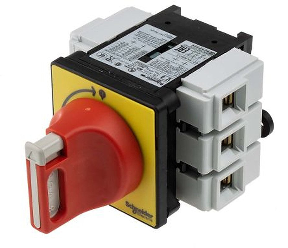 Schneider Electric 3-Pole Panel Mount Isolator Switch -, IP65, 80A, 30 kW