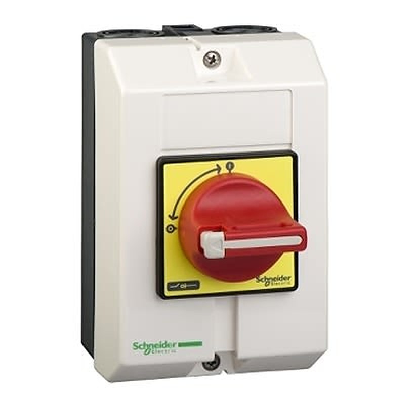 Schneider Electric TeSys VARIO Series Yellow, Red Enclosure, IP65 180 mm, 152 mm, 157 mm