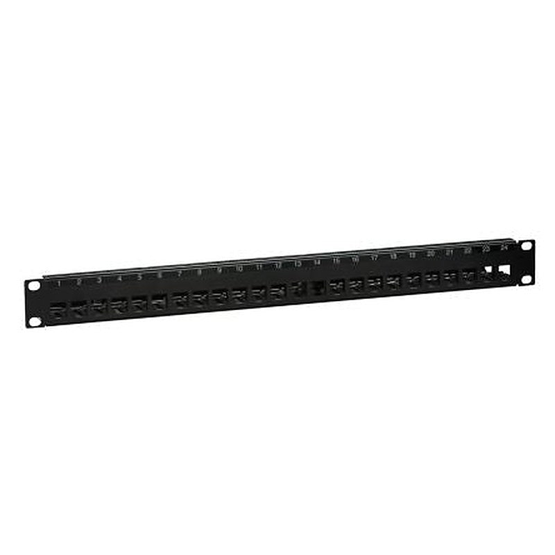 Schneider Electric Rolled sheet metal sheet ABS, Polycarbonate plastic part Patch Panel, 1 U, Shielded 44.5 mm 44.5mm