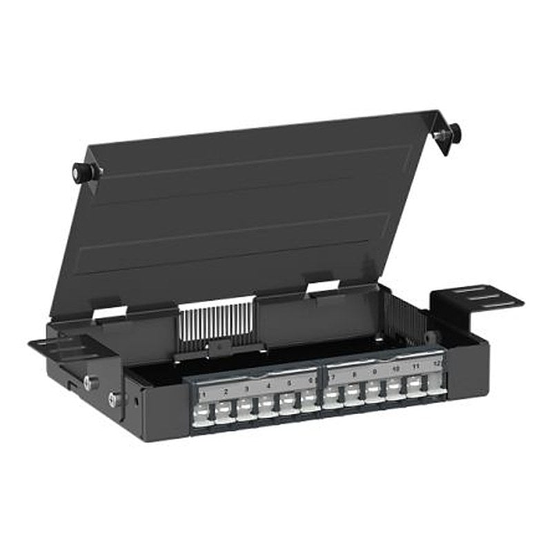 Schneider Electric VDIM Series Ethernet Connector Male, Cable, Cat5e, Cat6, Cat6a UTP Shield Straight 12 Port