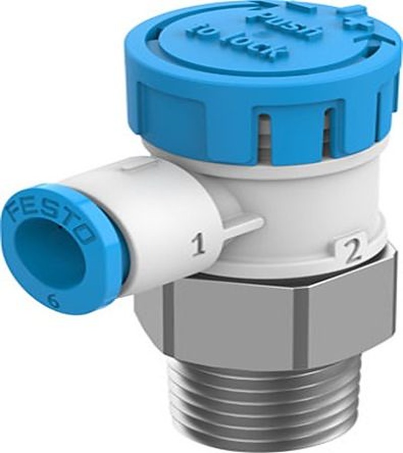 Festo Manual Pneumatic Control Valve VFOE Series, R R 1/4, VFOE-LE-T
