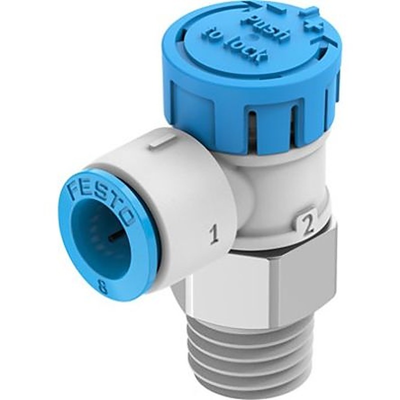 Festo Manual Pneumatic Manual Control Valve VFOE Series, G 1/4 in, VFOE-LE-T-R14-Q8-F1A