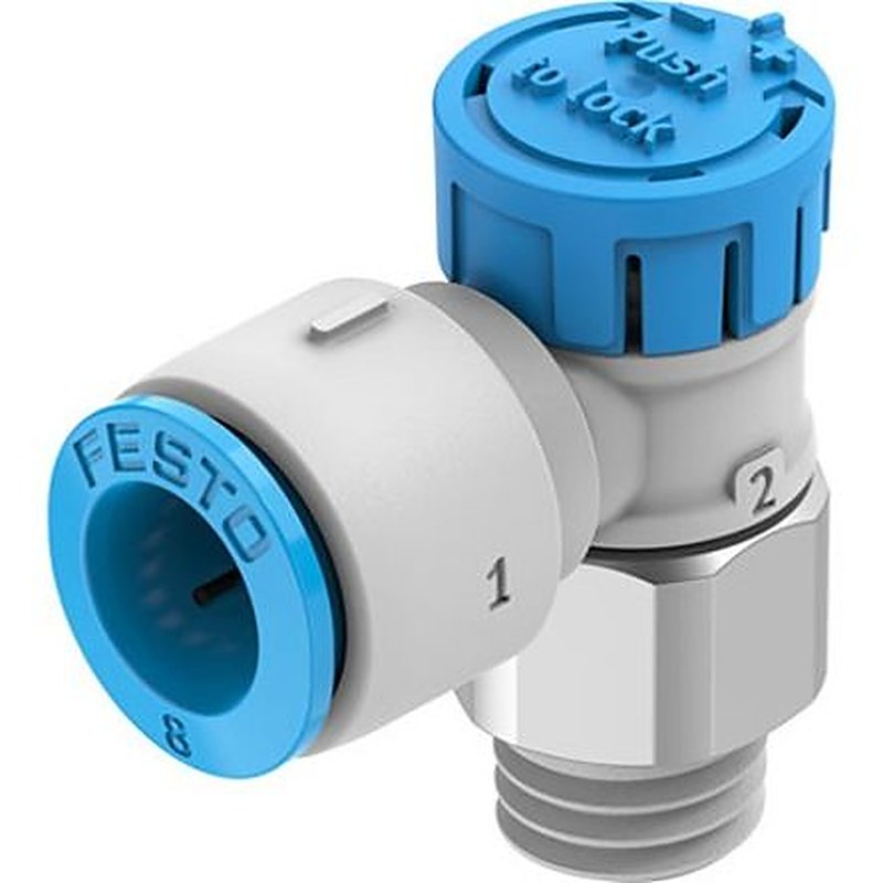 Festo Manual Pneumatic Manual Control Valve VFOE Series, G 1/8 in, VFOE-LE-T-R18-Q8-F1A