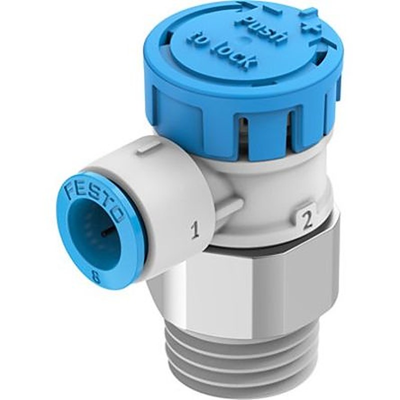 Festo Manual Pneumatic Manual Control Valve VFOE Series, G 3/8 in, VFOE-LE-T-R38-Q8-F1A