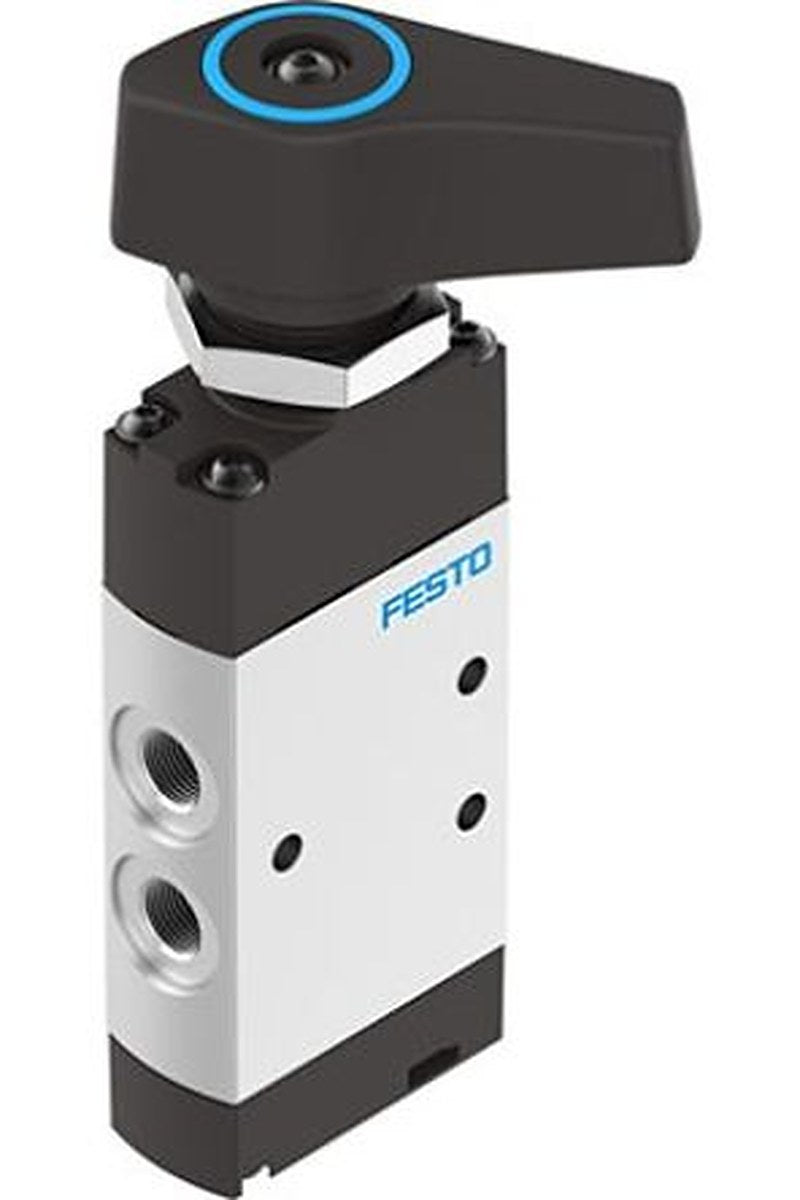 Festo Manual Pneumatic Manual Control Valve VHEF Series, G 1/4 in, VHEF-E-B52-G18