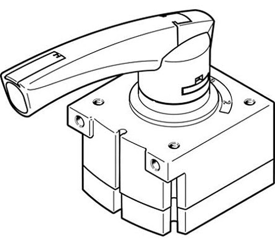 Festo Manual Pneumatic Manual Control Valve VHER Series, G 12 mm, 3192084