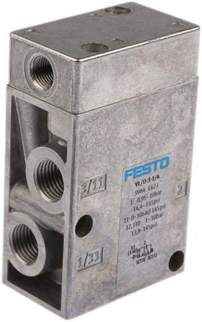 Festo Pneumatic Solenoid Valve - 3/2 NC Pneumatic G VL Series