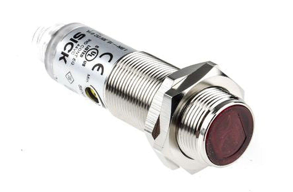 SICK Retroreflective Photoelectric Sensor, Cylindrical Sensor