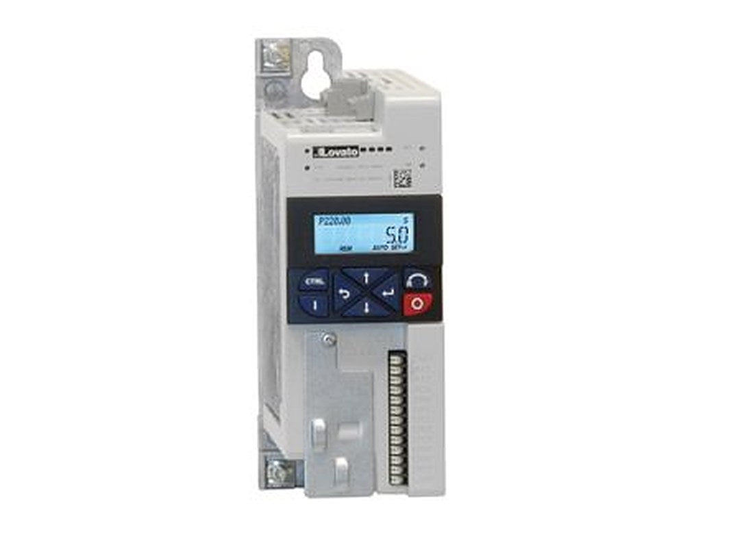 Lovato Variable Speed Drive, 0.4 kW, 1 Phase, VLA1 Series 240V 2.4 A