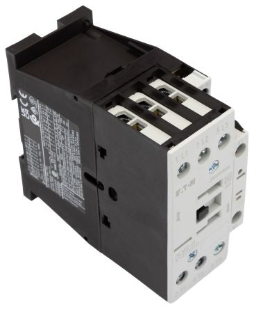 Eaton Contactor, 230V ac Coil, 3-Pole, 36 A, 15 kW, 1 NC, 400V