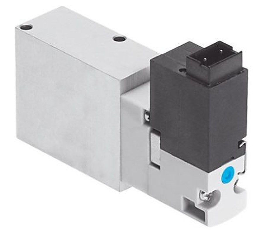 Festo Pneumatic Solenoid Valve - 3/2, Closed, Monostable Electric VOVG-B12-M32C-AH-F-1H3 Series 24V dc