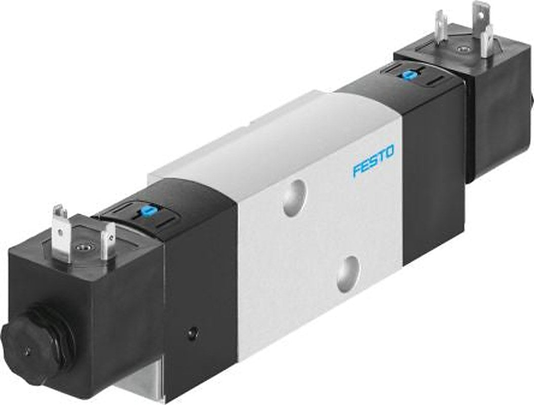 Festo Pneumatic Solenoid Valve - 5/2 Double Solenoid Electric NPT VSNC-FT-B52-D-G14-FN-1A1 Series 24V dc