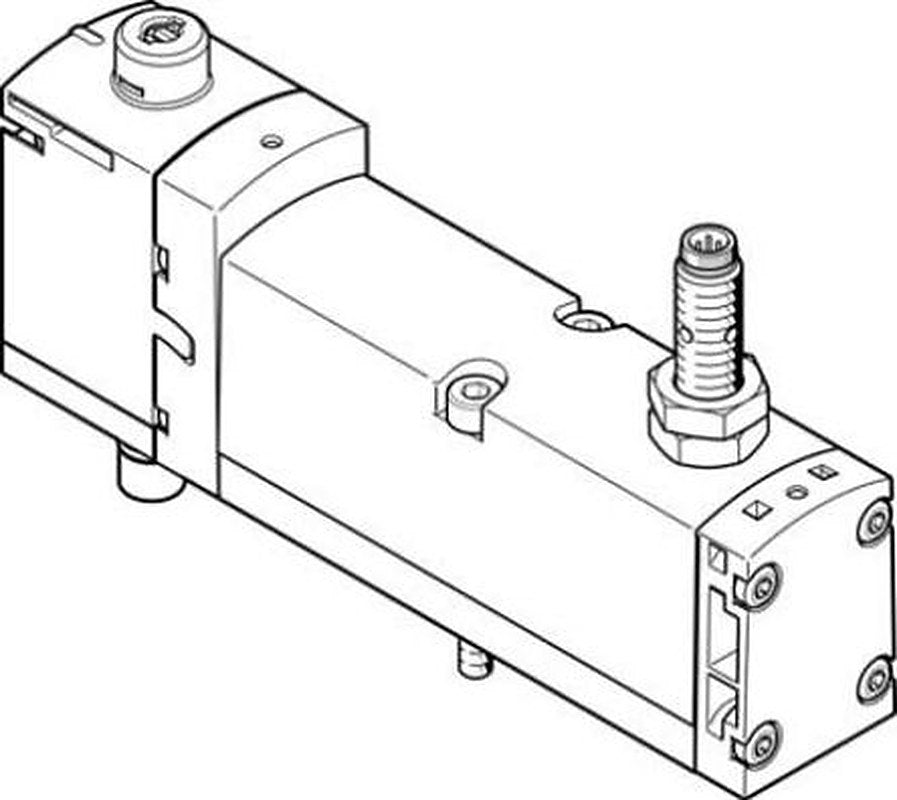 Festo Solenoid Valve - 5/2 Monostable Electric ISO 15407-2 VSVA-B-M52-MZD-A1-1T1L-APP Series 24V