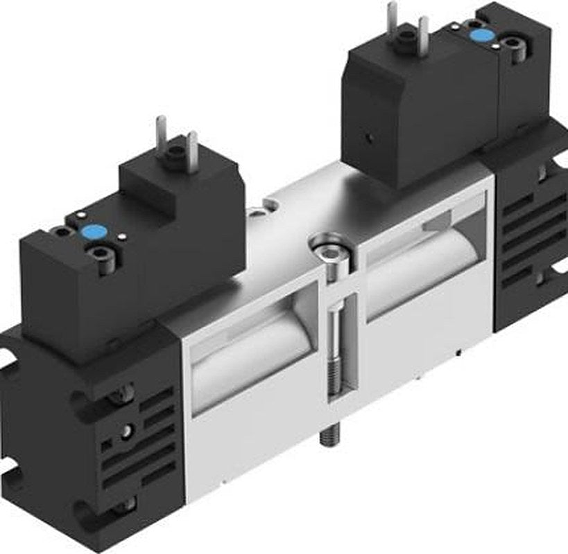 Festo Pneumatic Solenoid Valve - Closed, Monostable, 2 x 3/2-Way Electric G VSVA-B-T32C-AZH-A1-1AC1 Series 24V