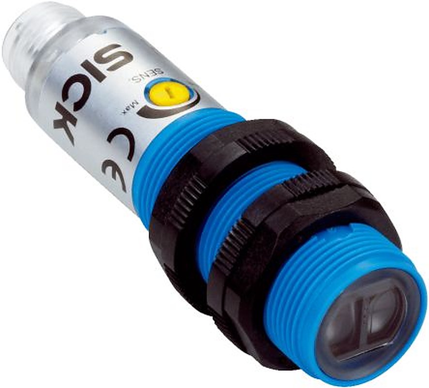 SICK Background Suppression Photoelectric Sensor, Barrel Sensor