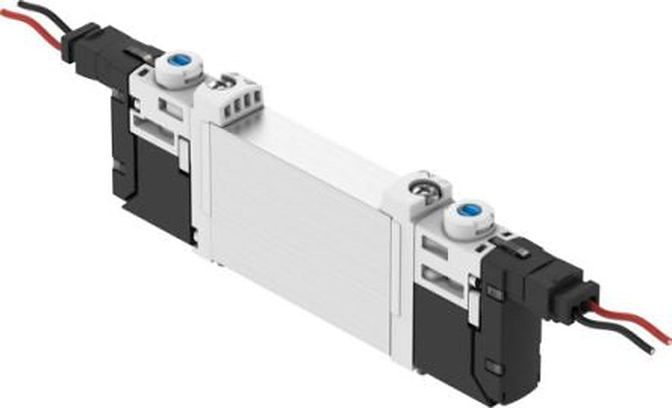 Festo Pneumatic Solenoid Valve - 5/2 Bistable Electric VUVG Series 24V dc