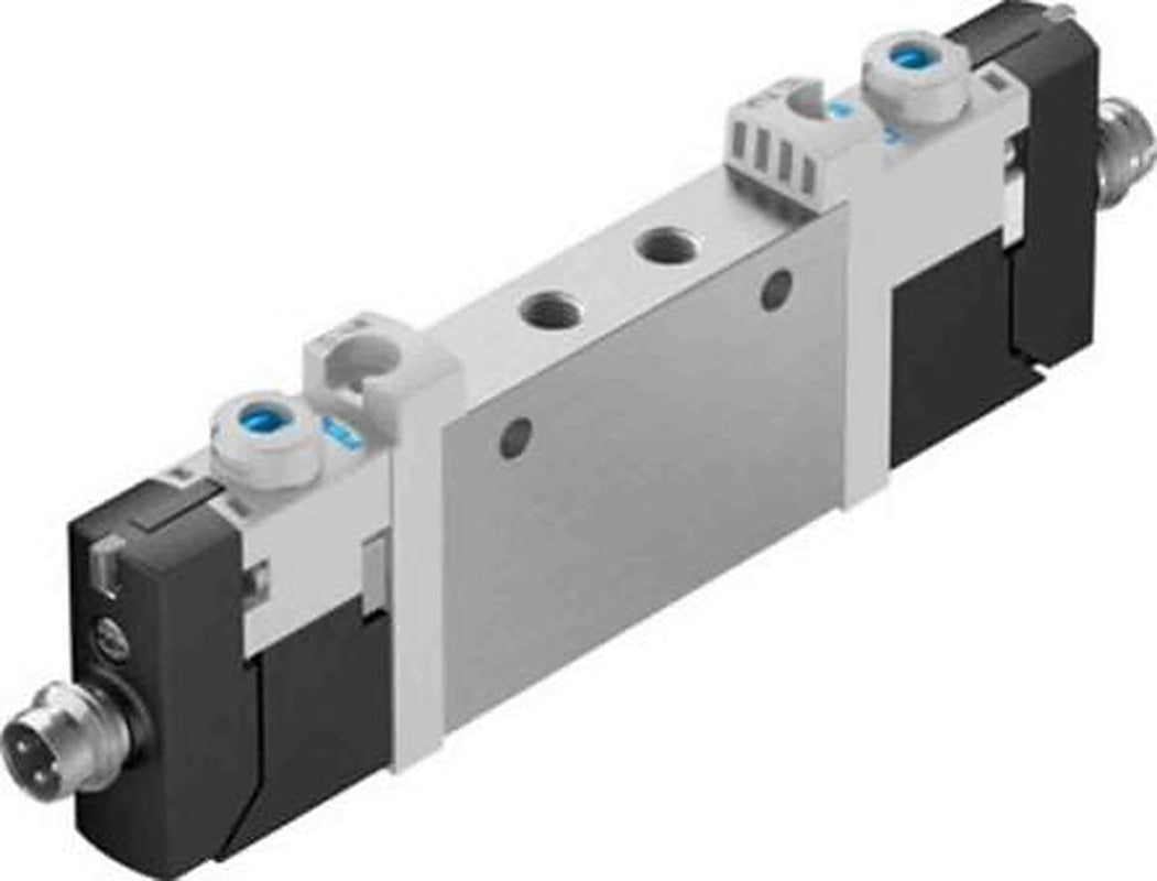 Festo Solenoid Valve - 5/3 Closed Electric Metric VUVG-L10-P53C-T-M5-1R8L Series 24V