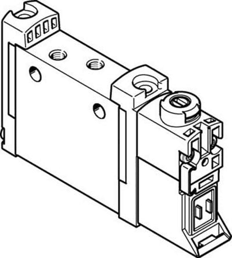 Festo Solenoid Valve - 5/2 Monostable Electric Metric VUVG-L10A-M52-MT-M3-1P3 Series 24V