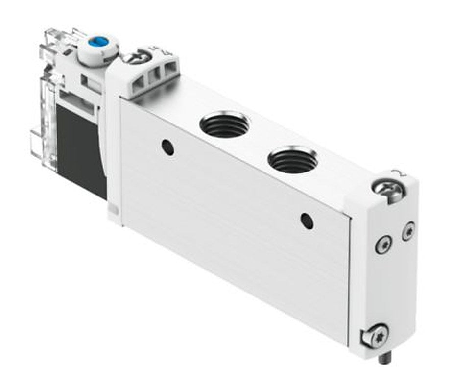 Festo Pneumatic Solenoid Valve - 5/2 Monostable Electric G VUVG Series 24V