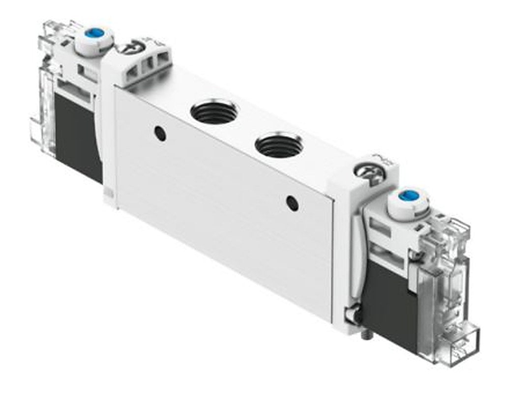 Festo Pneumatic Solenoid Valve - 5/3 Exhausted Electric G VUVG Series 24V