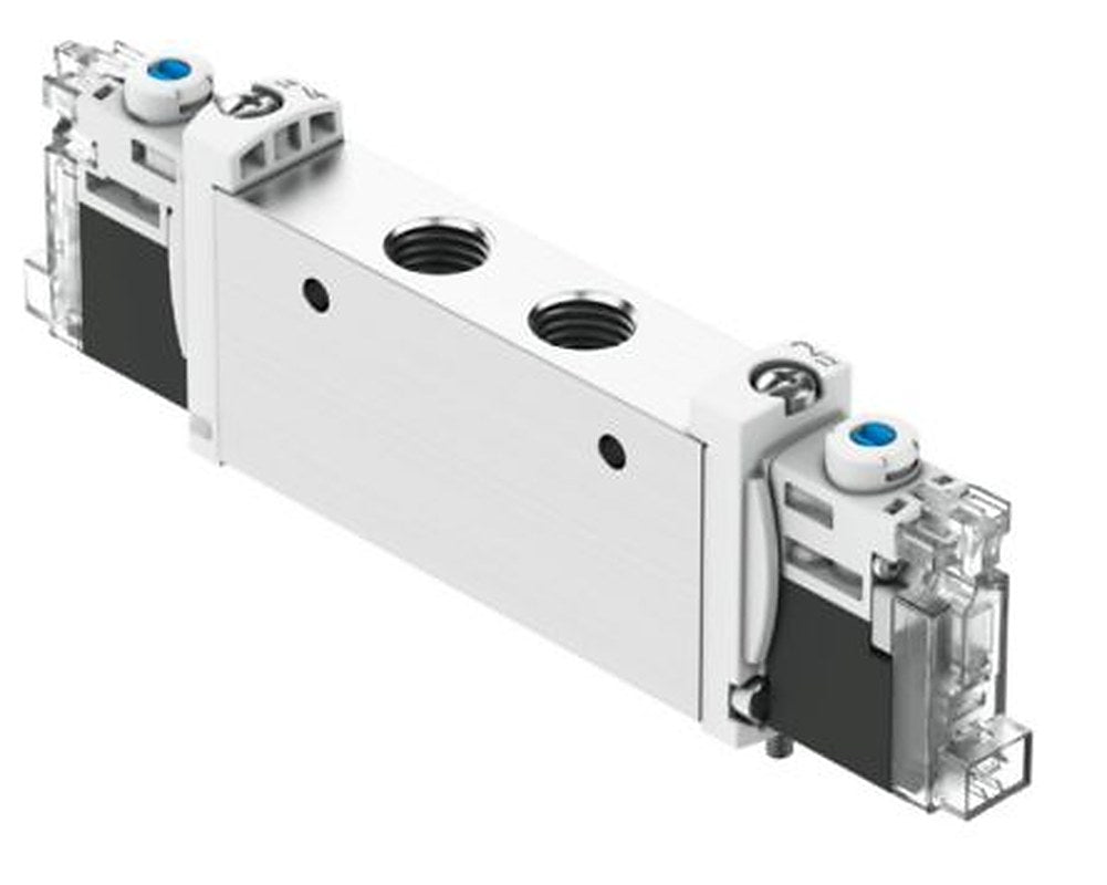 Festo Pneumatic Solenoid Valve - 5/3, Pressure Release Electric G VUVG Series 24V