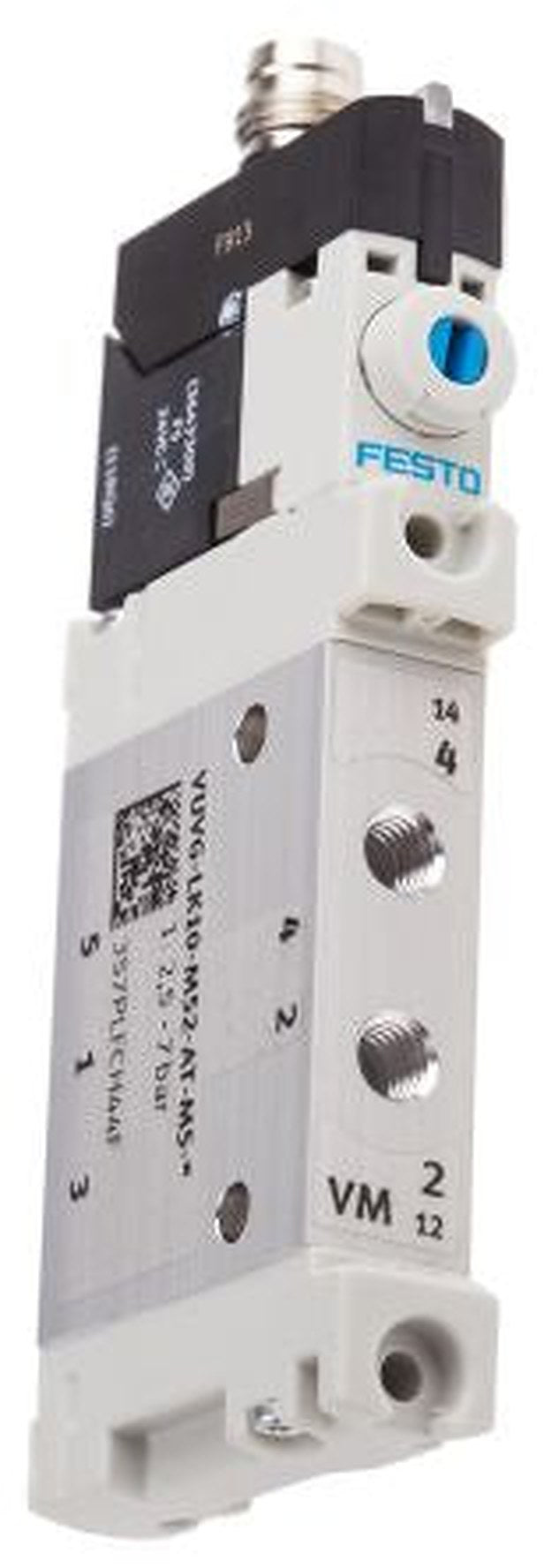 Festo Solenoid Valve - 5/2 Solenoid/Spring Metric VUVG Series 24V dc