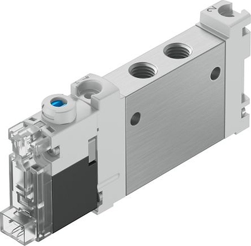 Festo Solenoid Valve - 5/2 Solenoid/Spring Metric VUVG Series 24V dc