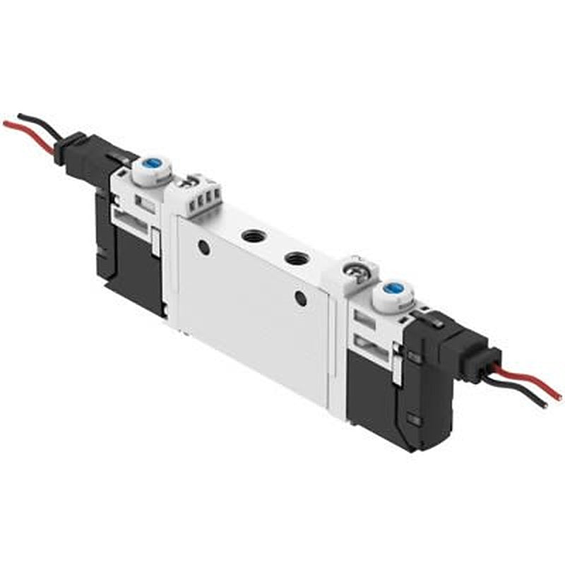 Festo Pneumatic Solenoid Valve - Monostable, Closed, 2 x 3/2-Way Electric 5 mm VUVG Series 24V dc