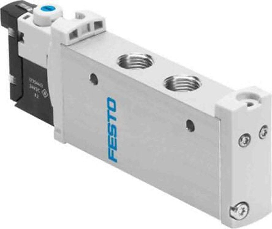 Festo Solenoid Valve - 5/2 Monostable Electric Metric VUVG-S14-M52-AT-G18-1H2L-W1 Series 24V