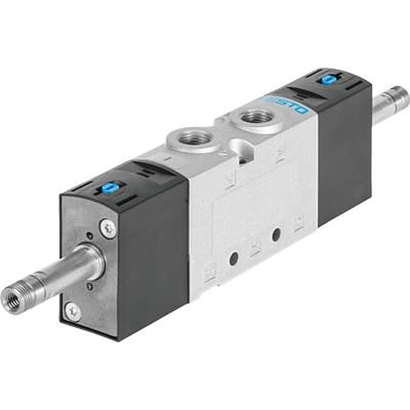 Festo Pneumatic Solenoid Valve - 5/2 Double Solenoid Electric G VUVS-L20-B52-ZD-G18-F7 Series 24V
