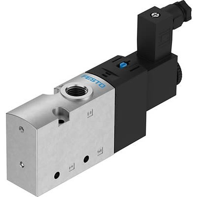 Festo Pneumatic Solenoid Valve - 3/2, Monostable, Closed Electric NPT VUVS Series 24V dc