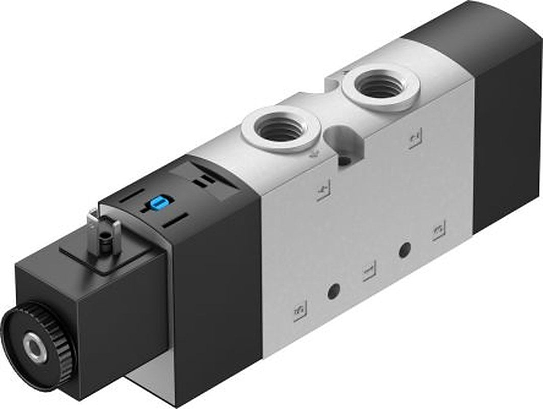 Festo Solenoid Valve - 5/2 Monostable Electric G VUVS-L25-M52-AD-G14-F8-1C1 Series 24V
