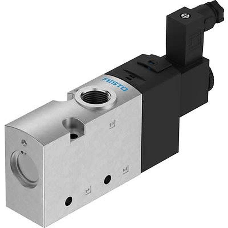 Festo Pneumatic Solenoid Valve - Monostable, 3/2, Closed Electric G VUVS Series 24V dc