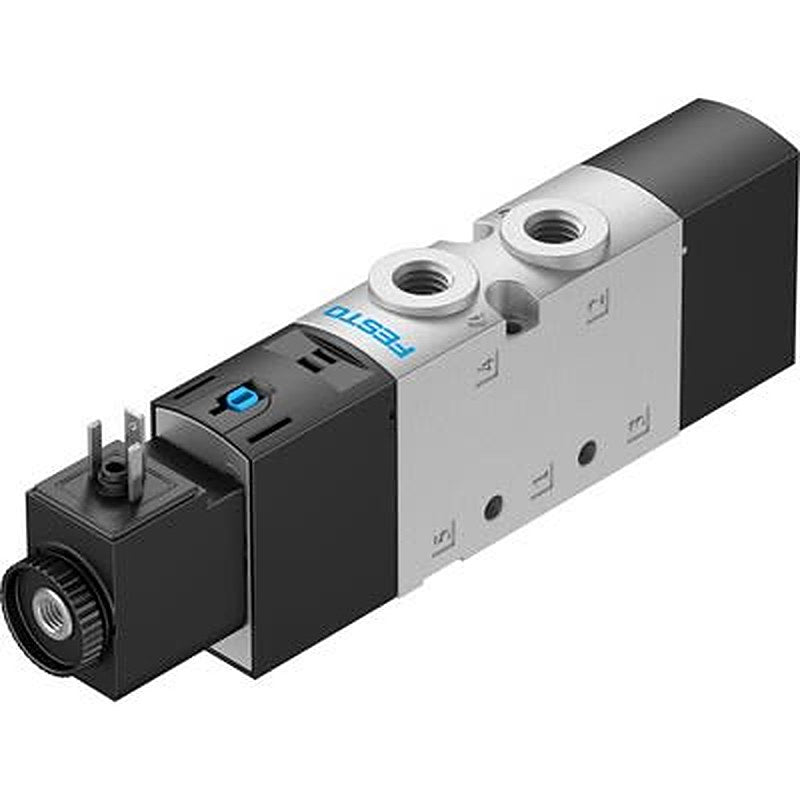 Festo Pneumatic Solenoid Valve - 5/2 Monostable Electric G VUVS Series 24V