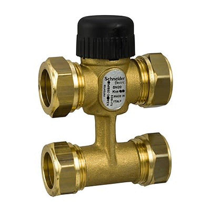 Schneider Electric 4 Port Zone Valve, 20 mm Pipe Size, 151.7 kPa