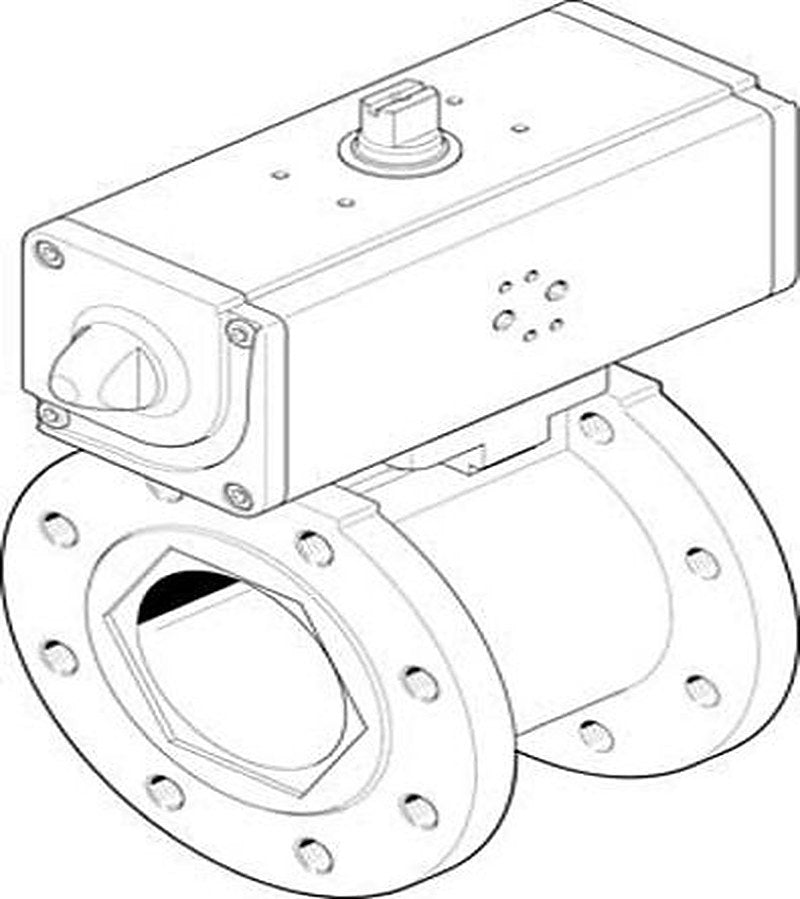 Festo Pneumatic 2 Port Actuated Ball Valve - Spark Plug