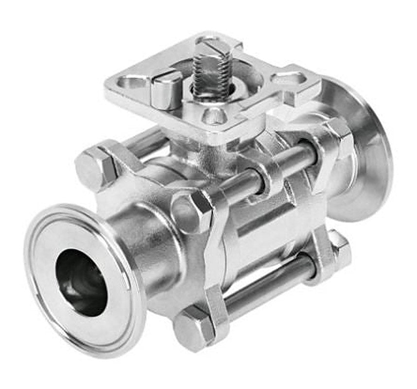 Festo Stainless Steel Clamp to DIN, Ball Valve