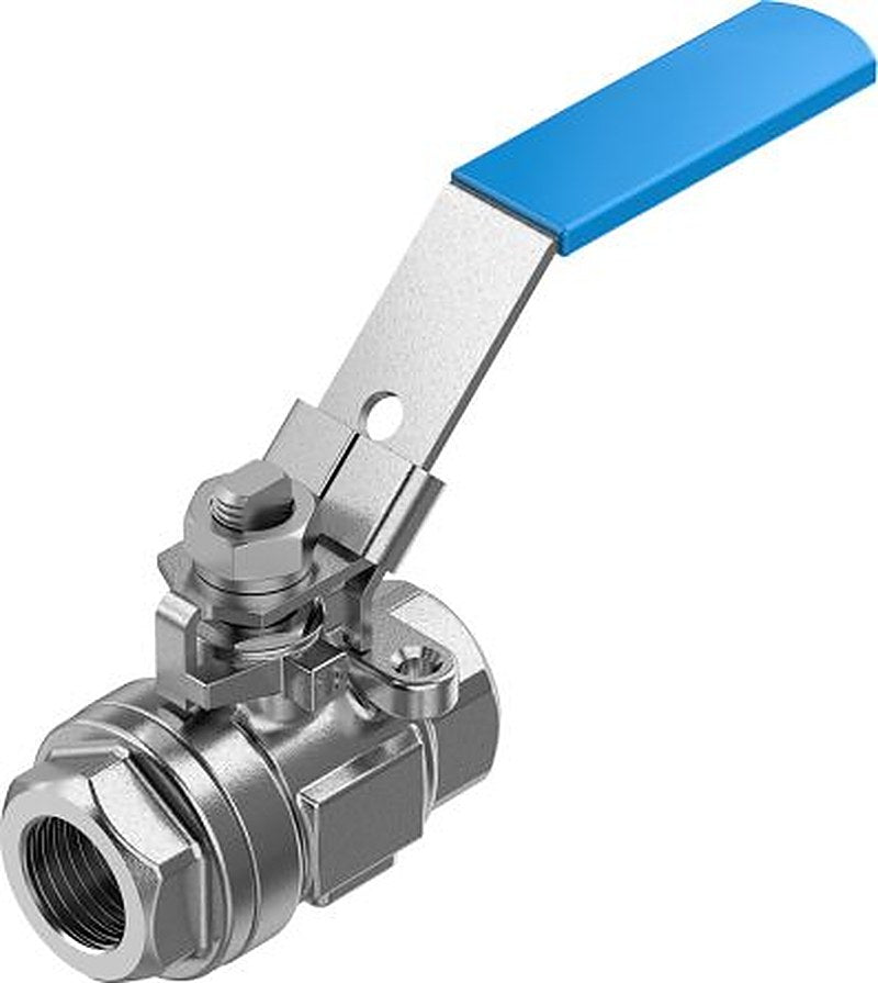 Festo Rod Lever Pneumatic Manual Control Valve VZBE Series, NPT 1/2 in NPT, 4745216