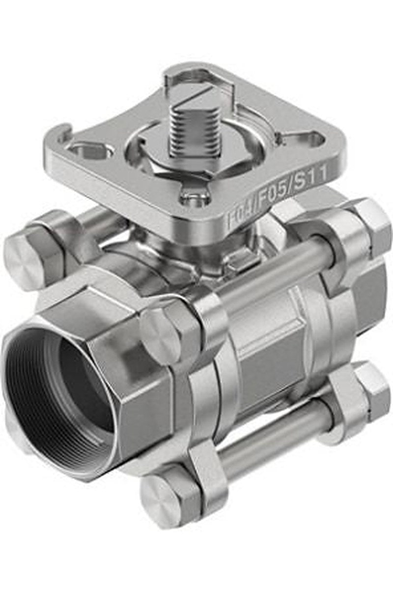 Festo Stainless Steel Flange Welded Ball, NPT 63 bar, Ball Valve