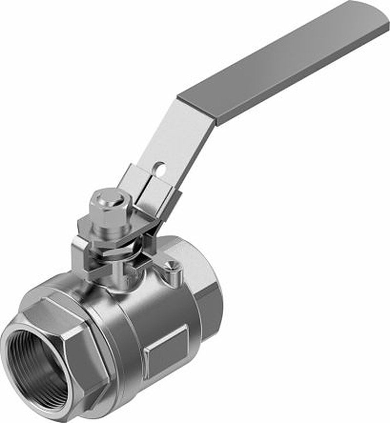 Festo Rod Lever Ball Valve VZBE Series, NPT 1.5 in, 4745221