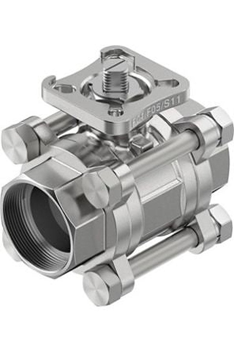 Festo Stainless Steel Flange Welded Ball, NPT 63 bar, Ball Valve