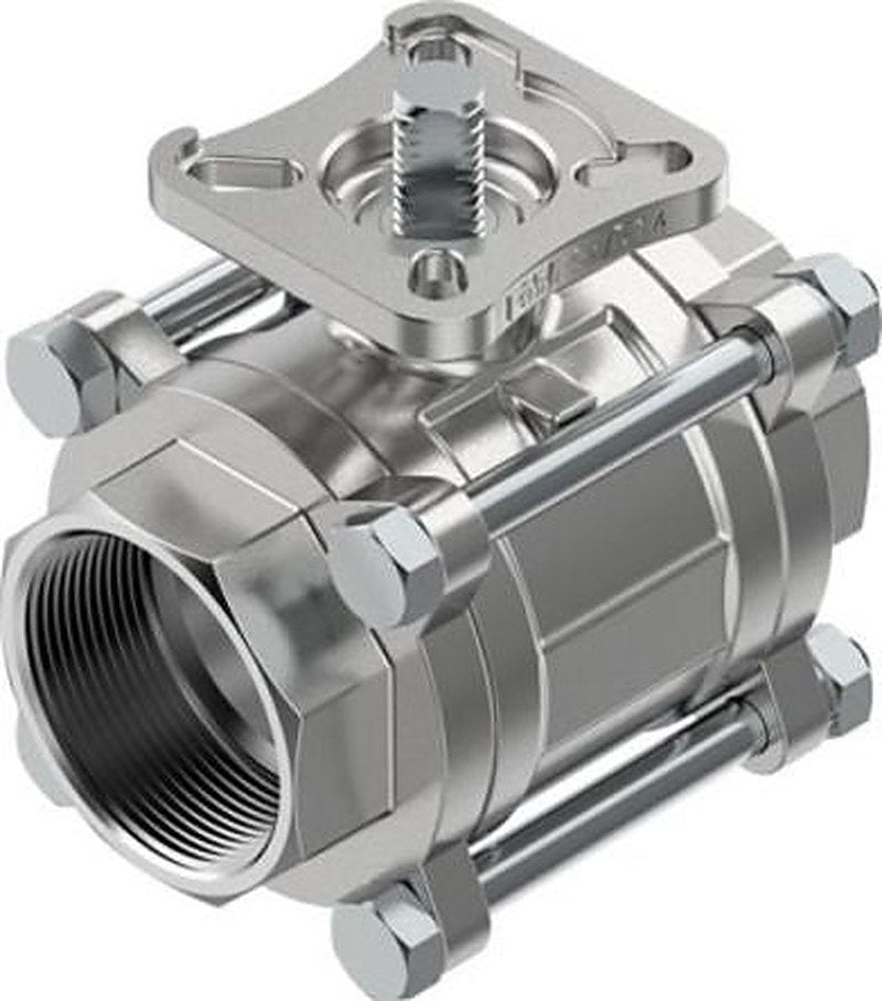 Festo Rod Lever Pneumatic Manual Control Valve VZBE Series, NPT 2 in, 4809122