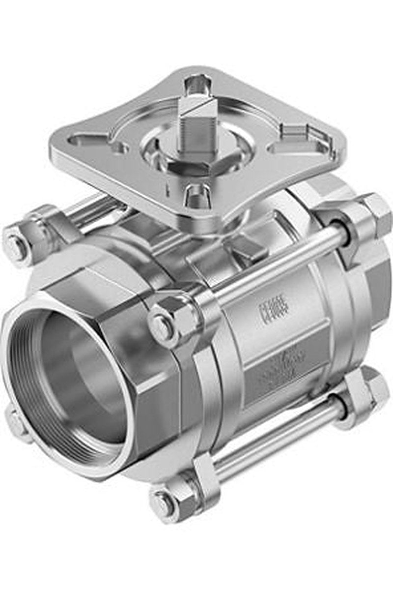 Festo Stainless Steel Flange Welded Ball, NPT 63 bar, Ball Valve