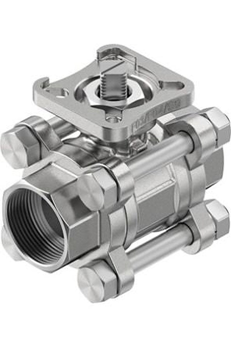 Festo Stainless Steel Flange Welded Ball, NPT 63 bar, Ball Valve