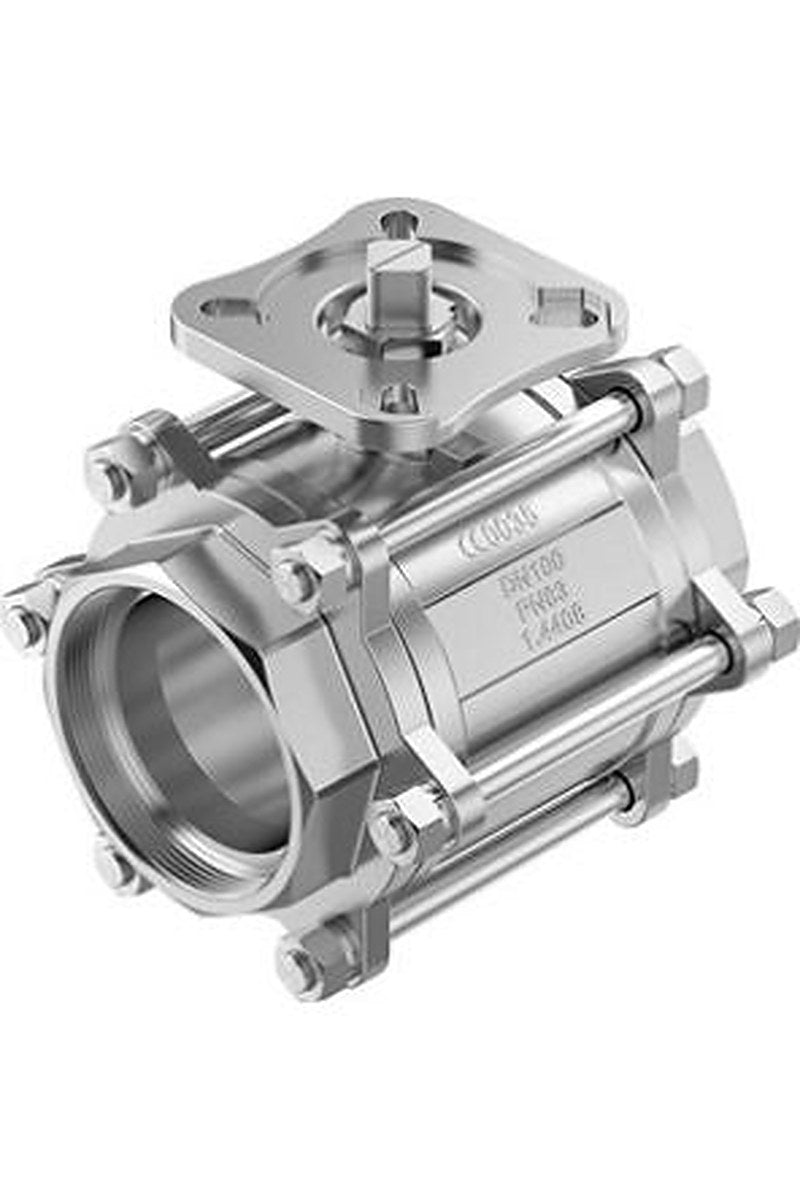 Festo Stainless Steel Flange Welded Ball, NPT 63 bar, Ball Valve