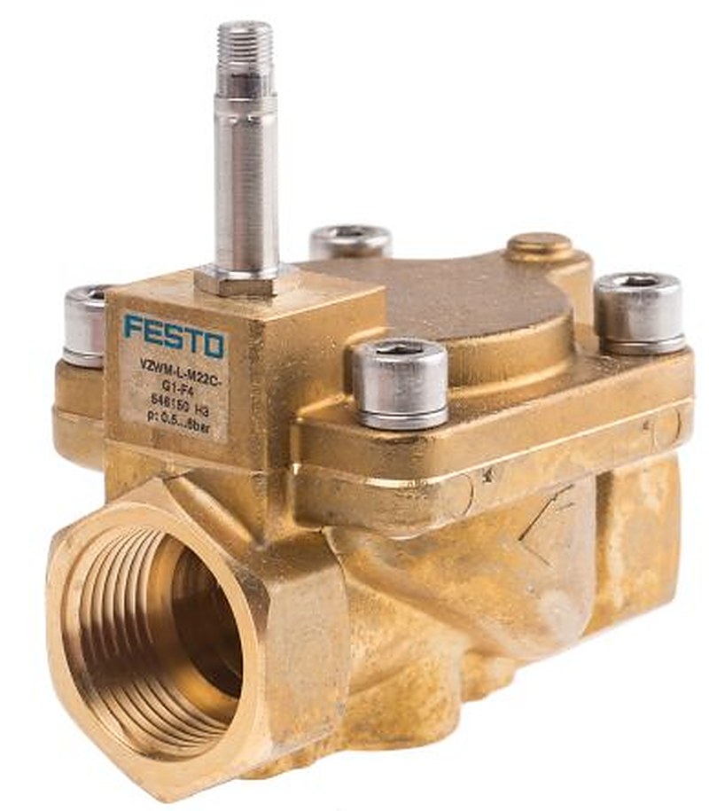 Festo Pneumatic Solenoid Valve - 2/2 NC Solenoid/Spring G VZWM Series