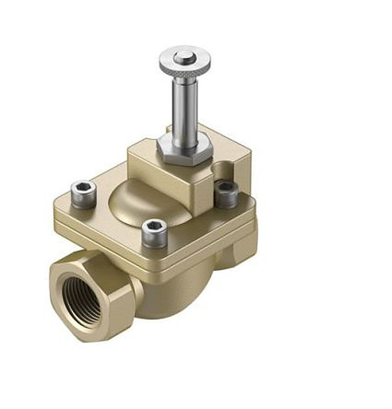 Festo Solenoid Valve - 2/2 Closed Monostable Electric G VZWM-L-M22C-G114-F5 Series 24V